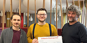The winners are delighted to receive the Dobbertin Prize 2023