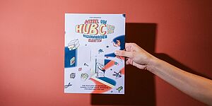 Cover of the science comic about Research Hub C