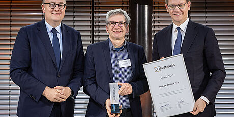Christof Paar with Award
