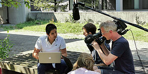 Fernsehinterview
