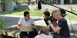television interview