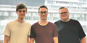 Marc Fybriak, Max Hoffmann und Sebastian Wallat
