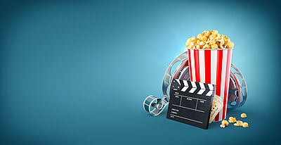 Popcorn-Tüte für Filmvorführung
