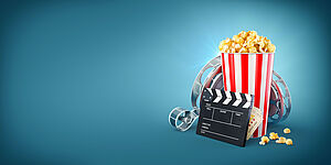 Popcorn-Tüte für Filmvorführung